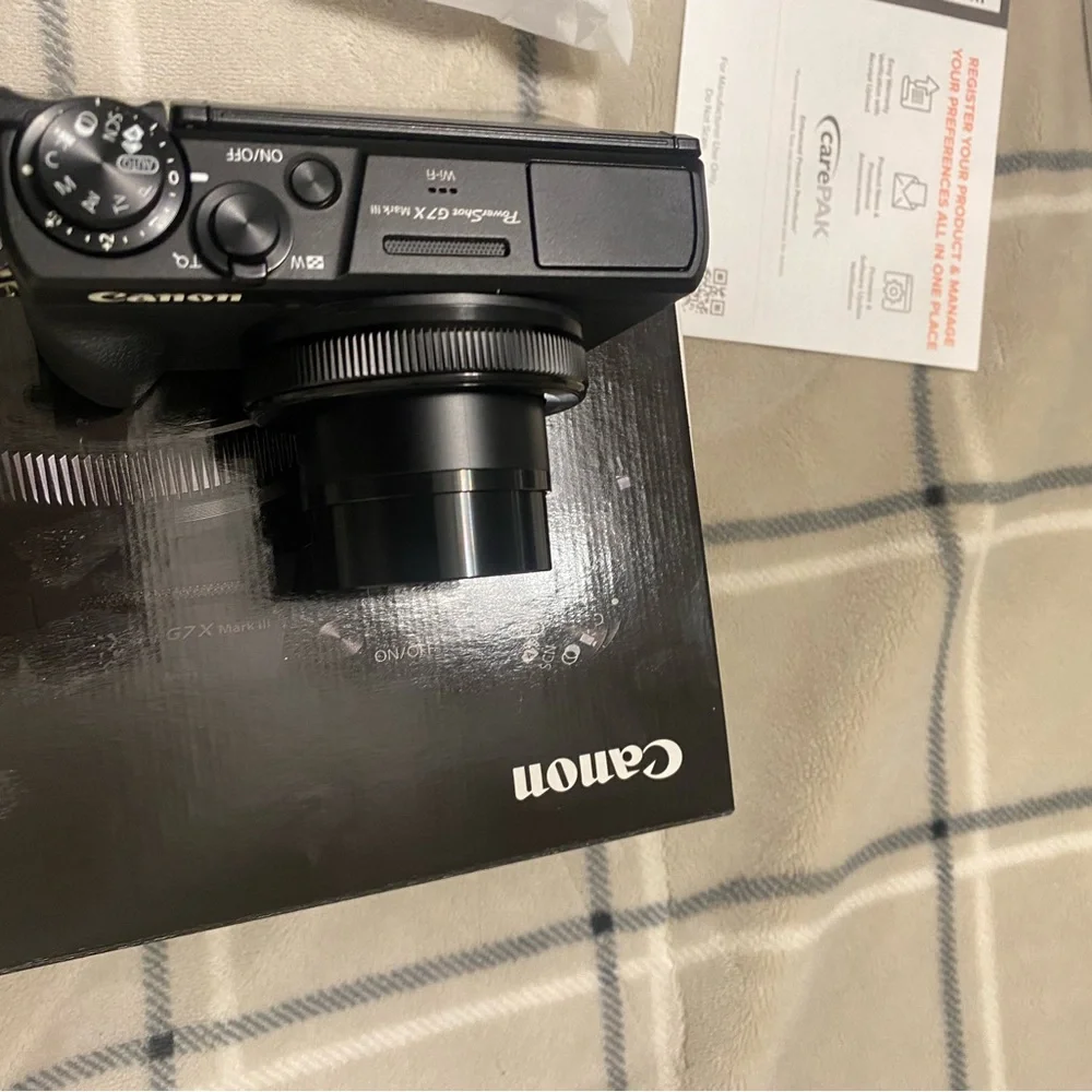 Canon Powershot G7X Mark III Compact Black Camera